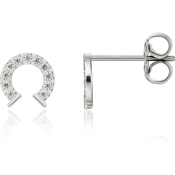 Limerencia Titanium Jewelry Studs, Cubic Zirconia Earrings for Women and Men with Sensitive Ears