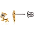 thumbnail image 1 of Limerencia Titanium Screw-on Earrings, Hypoallergenic, Puppy Shaped Studs for Women and Men with Sensitive Ears, 1 of 7