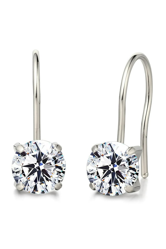 Limerencia Zirconia Dangle Earrings, G23 Hypoallergenic Titanium Hoop Earrings, Women's Gifts