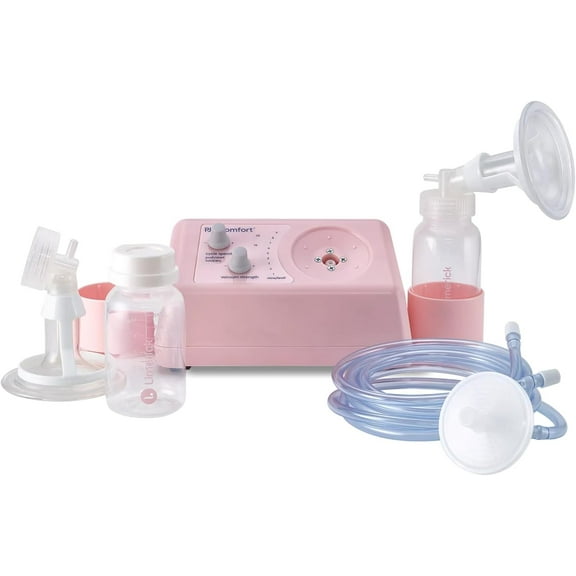 Limerick PJ's Comfort Electric Breast Pump, Hospital Grade Compression & Vaccum Technology, Dual Soft Silicone Breast Cups