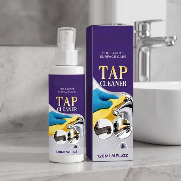 Limescale Remover And Hard Water Stain Remover Spray, Multi-surface Bathroom Cleaner for Tiles, Faucets, Shower Glass, And Ceramic