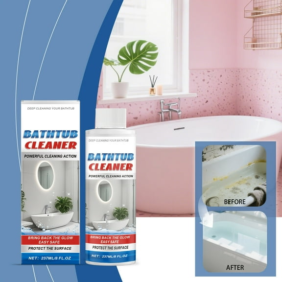 Bathroom Sink & Shower Glass Cleaner, Powerful Decontamination & Odor Removal, Ideal for Bathtubs, Sinks, Showers & Bathroom Cleaning