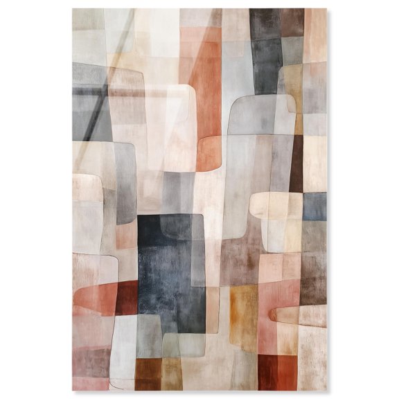 Liminal Shapes IV Acrylic Print Patel Art Prints by Art Remedy, Ready to Hang, 30 x 45