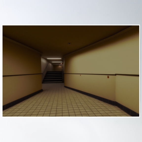 Liminal Space A009 Poster Wall Art, Modern Wall Decor, 8x12 UNFRAMED