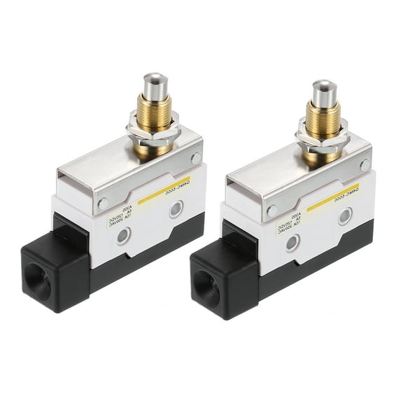 Limit Switch Roller Plunger D4MC-5000 Mount 1NC1NO 3D Printer Switch Metal Momentary Switch 2 Pcs