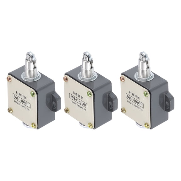Limit Switch Roller Plunger JW2-11H/LTH Mount 1NC1NO 3D Printer Switch Metal Momentary Switch 3 Pcs