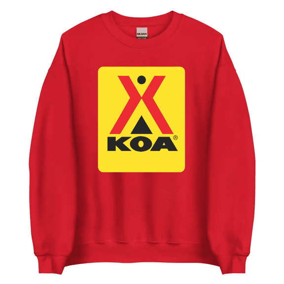 Limited 70s Kampgrounds America KOA Funny Logo Sweatshirts S-3XL