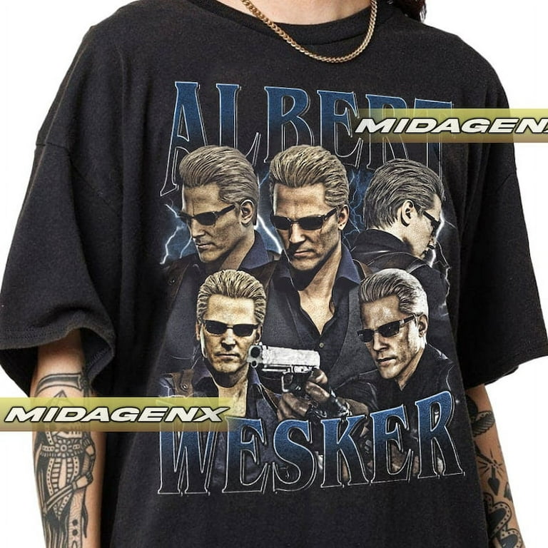 Limited Albert Wesker Resident Evil Vintage T-Shirt, Gift For 