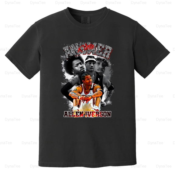Limited Allen Iverson Vintage TShirt Graphic Unisex TShirt Comfort Color T-Shirt Unisex, up to 4XL