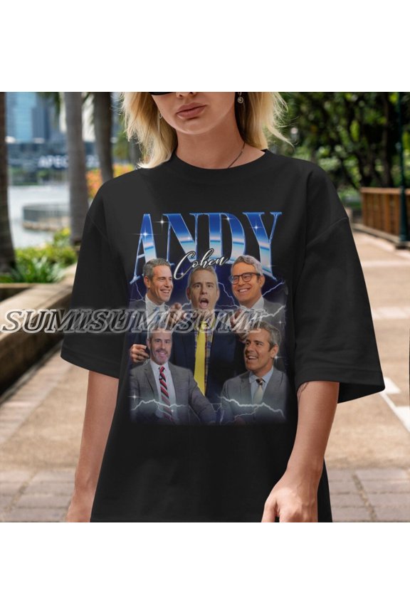 Limited Andy Cohen Presenter T-Shirt Andy Cohen Fan Tees Andy Cohen Homage Tshirt Andy Coh