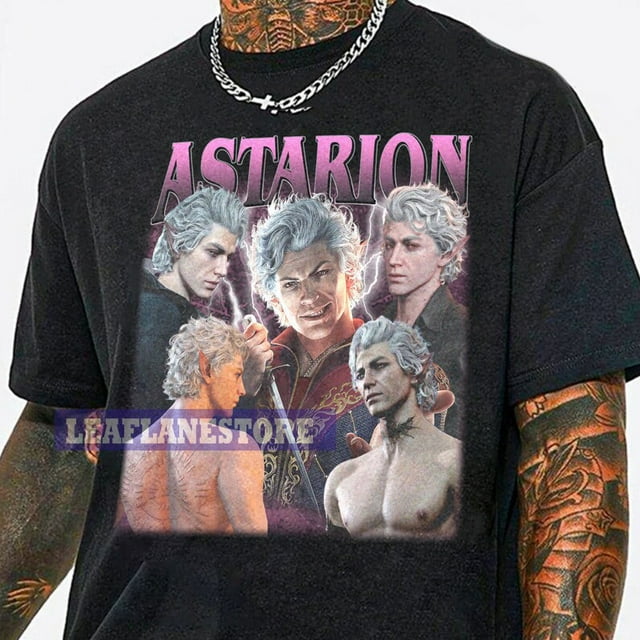 Limited Astarion Baldurs Gate 3 Girl Dinner Vintage TShirt, Gift For