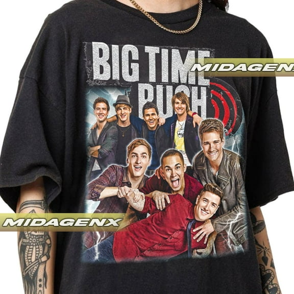 Limited Big Time Rush Vintage T-Shirt, Gift For Women and Man Unisex T-Shirt