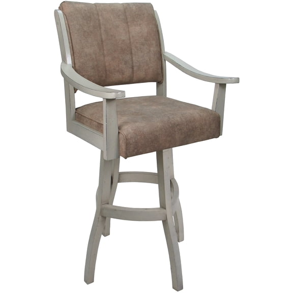 Limited Casa Extra Tall Solid Wood Bar Stool 34" Seat - Ohio Dust Chestnut -ET