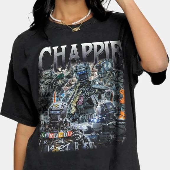 Limited Chappie Music Unisex Vintage T-shirt, Chappie Oversized Retro Bootleg Tees, Chappie Softstyle Shirt, Chappie Trending Graphic Shirt
