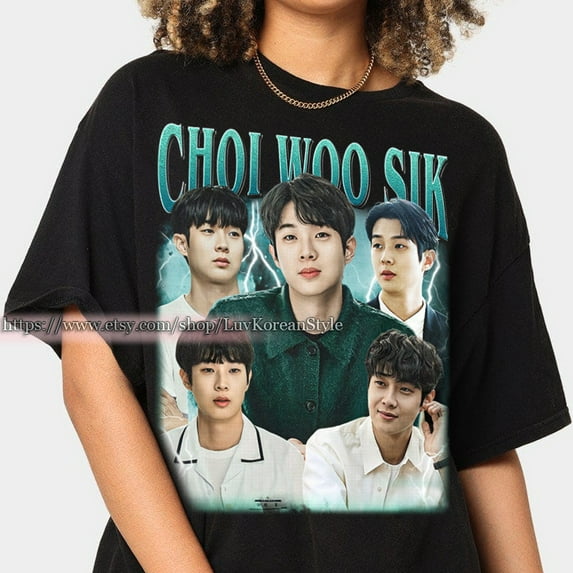 Limited Choi Woo Sik Kdrama Korean Pop Tshirt Vintage Unisex Shirt