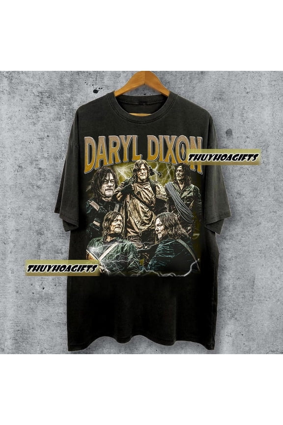 Limited Daryl Dixon Vintage 90s Bootleg Tshirt, Gifts For Man And Women Unisex Shirt