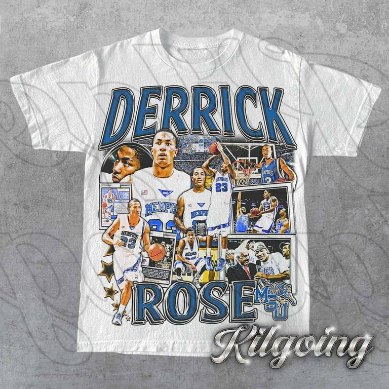 Limited Derrick Rose University Vintage T Shirt Gift For Women and Man Unisex T Shirt Walmart