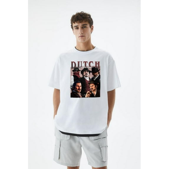 Limited Dutch Van Der Linde Red Dead Redemption 2 RDR2 T-Shirt, for men & women, up to size 5XL