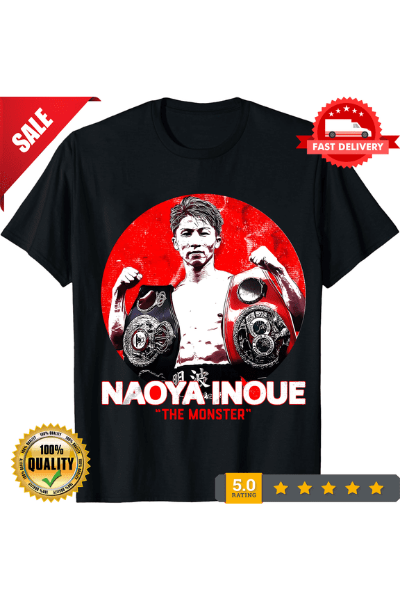 Limited EDITION Naoya Inoue The Monster Japan Boxing Champion Men's Black Size S-5XL T- Shirt, LIMITED EDITION-TH66755