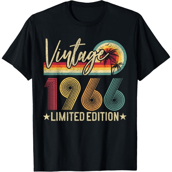 Limited Edition 1966 58th Birthday Gift 58 Years Old Vintage T-Shirt
