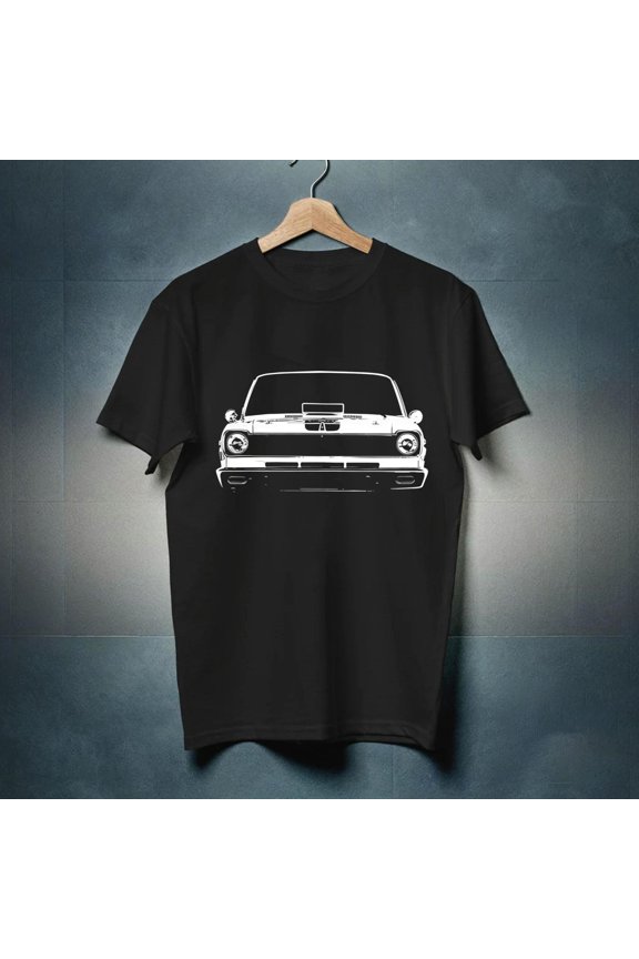 Limited Edition 1969 Amc Sc Rambler Front View Silhouette Classic Muscle Car Enthusiast T shirt-TH37377