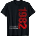 thumbnail image 1 of Limited Edition 1982 42th Birthday born 1982 T-Shirt, 1 of 3