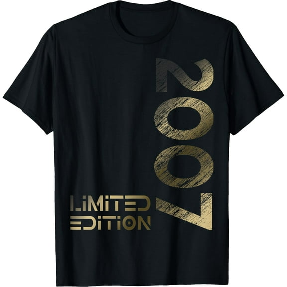 Limited Edition 2007 Boy Girl 17th Birthday 17 T-Shirt