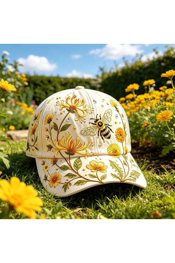 Limited Edition 2026 Garden Morning Baseball Cap, Adjustable Lightweight Hummingbird Hat, Garden Morning Botanical Dad Hat for Women Men