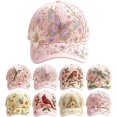 thumbnail image 1 of Limited Edition 2026 Garden Morning Baseball Cap, Garden Morning Botanical Dad Hat, Adjustable Lightweight Hummingbird Hat, 1 of 4