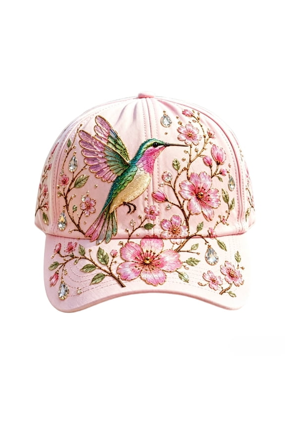 Limited Edition 2026 Garden Morning Baseball Cap, Garden Morning Botanical Hat, Adjustable Lightweight Hummingbird Hat
