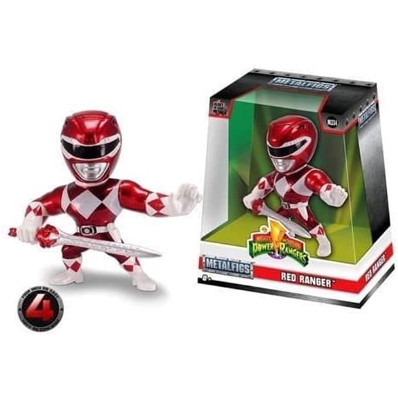 Limited Edition 4" METALFIGS - Power Rangers - RED Ranger M334 99270 by JADA