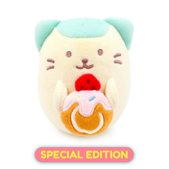 [Limited Edition] Anirollz Super Soft Stuffed Animal Plush Fabric Squishy Ball : Mint Kittiroll