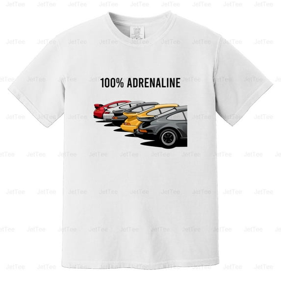 Limited Edition Back Porsche German Sports Car Auto Luxury Comfort Color T-Shirt Unisex, up to 4XL