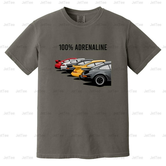 Limited Edition Back Porsche German Sports Car Auto Luxury Comfort Color T-Shirt Unisex, up to 4XL