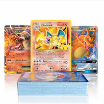 Limited Edition Charizard Bundle | 50+ Authentic Cards | Bonus 7 Rares or Holos | Rare or Ultra Rare Charizard Guaranteed | GG Deck Box Compatible with Pokemon Cards
