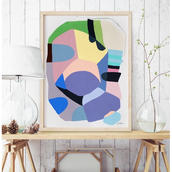 Limited Edition Constructor World Abstract Art Poster, Giclée, Modern Home Decor, Unique Art Lovers, 12x18 UNFRAMED