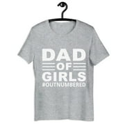 USDOMESTICSHIRT Limited Edition Dad Of Girls #outnumbered shirt, Dad shirt, Daddy and Me Outfit, Fathers Day Gift, Father and daughter Matching shirts,Girl Dad Gift-TH38840