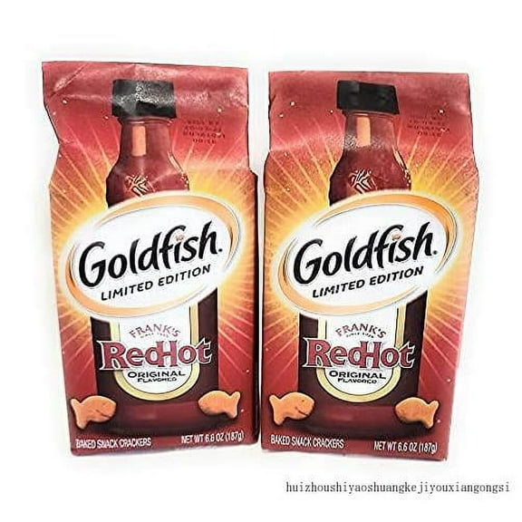 Limited Edition Frank's Red Hot Goldfish Snack Crackers - 3 Pack