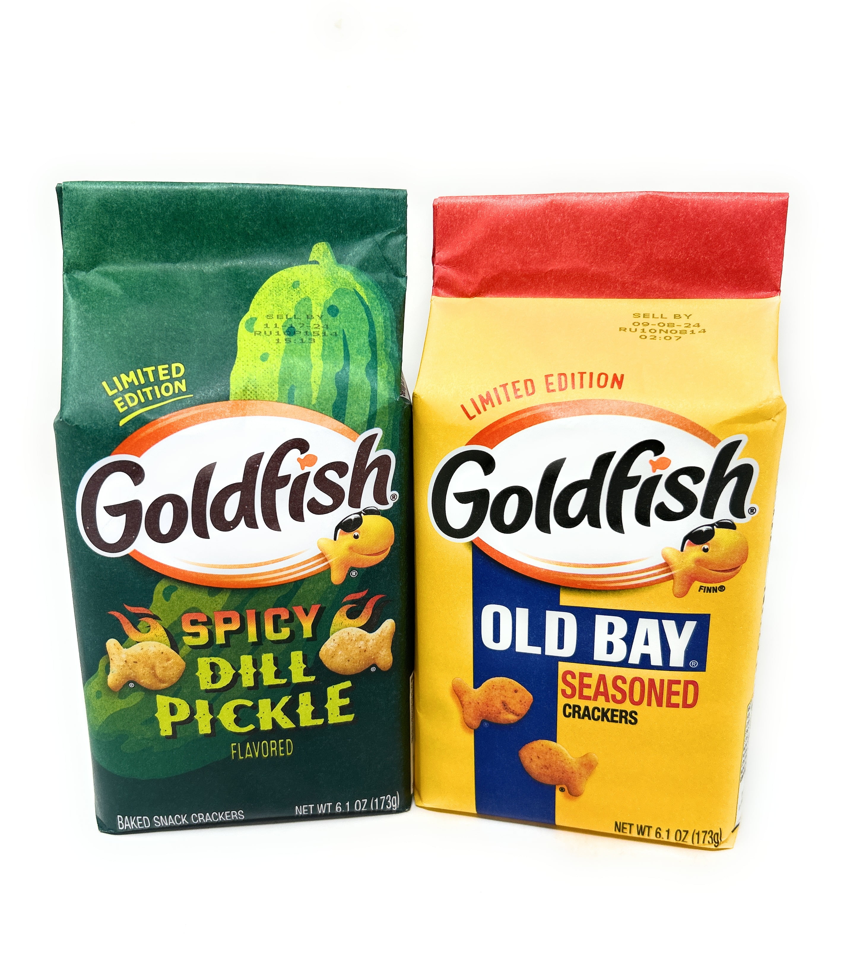 Limited Edition Goldfish Crackers - Old Bay & Spicy Dill Pickle