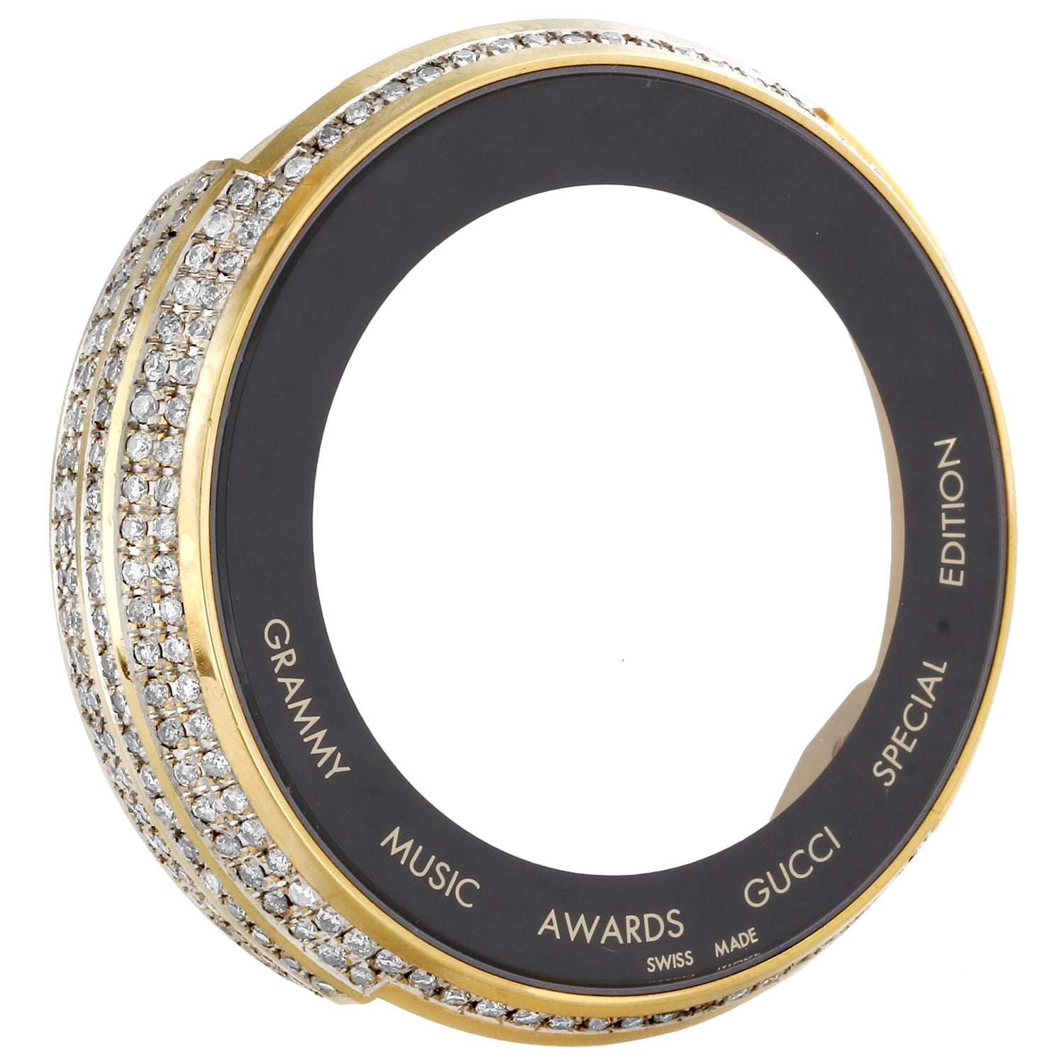 Limited Edition Grammy Gucci Men's Custom Diamond Watch Case