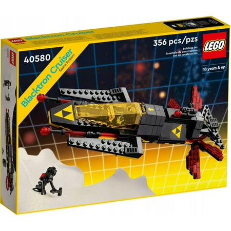 LEGO 40580 Blacktron Cruiser Space System 356 Piece Building Set