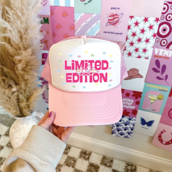 Limited Edition Light Pink and White Unisex Foam