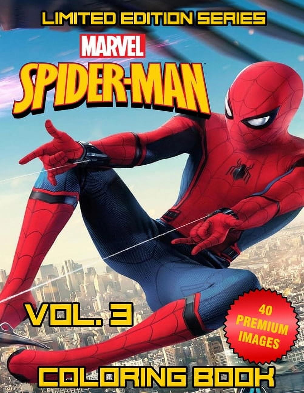 Spiderman Coloring Book for Kids and Adults (Paperback) 