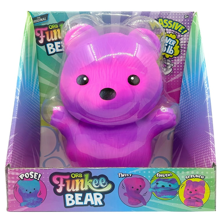 LIMITED EDITION ORB Funkee Animalz Bear JUMBO (Pink/Purple LIMITED EDITION ORB Funkee Animalz Bear JUMBO (Pink/Purple