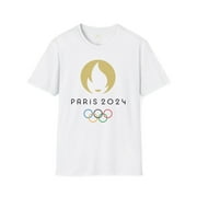 MIRACLESPIRIT Limited Edition Paris Olympics 2024 Tshirt Unisex Softstyle T-Shirt