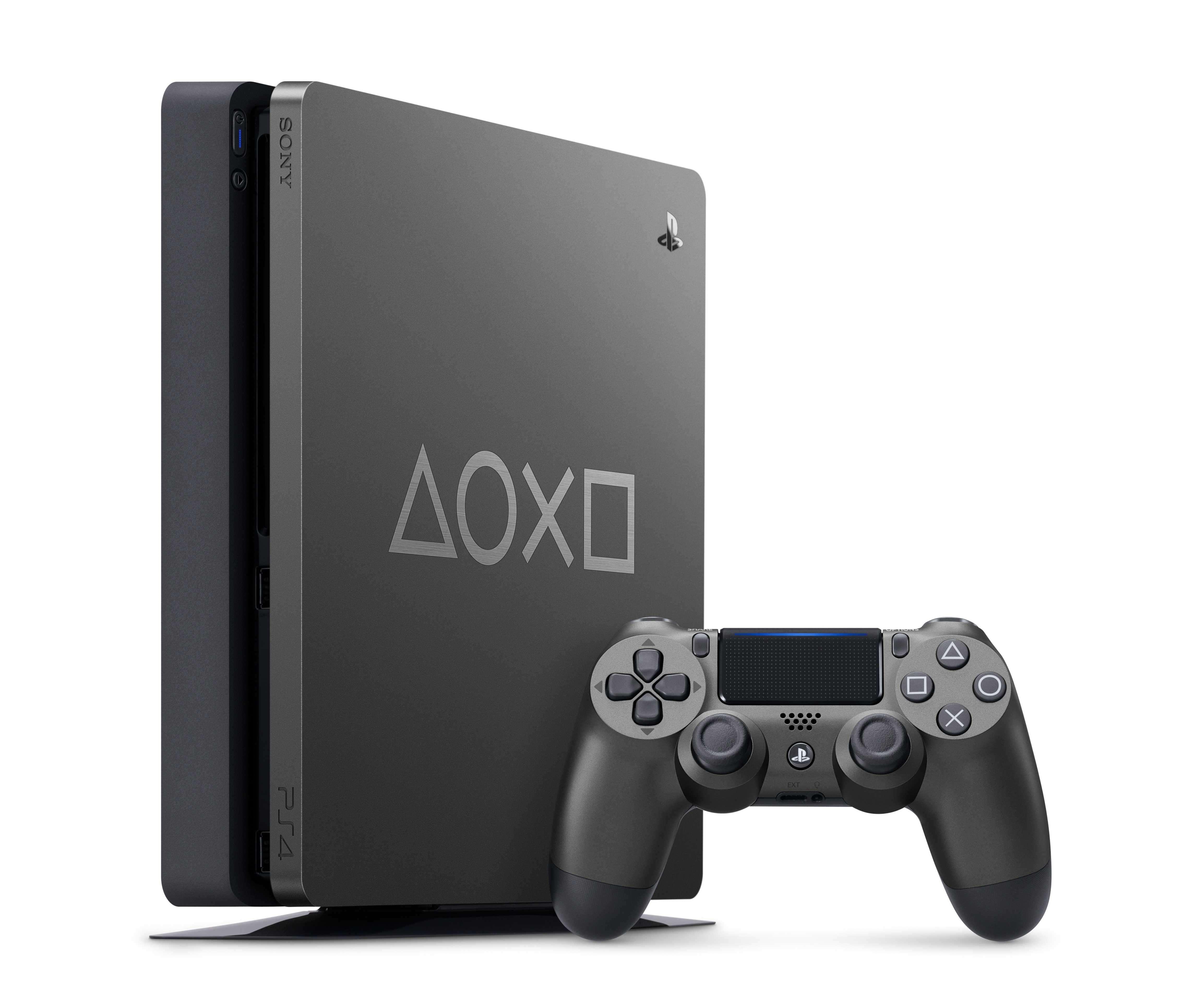 Limited Edition PlayStation4 Slim 1TB, Days of Play, Steel Black - image 1 of 7