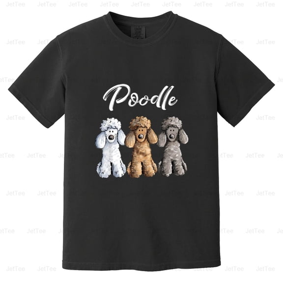 Limited Edition Poodle Lover Funny Dog Breed Pet Owner Animal Mom Comfort Color T-Shirt Unisex, up to 4XL