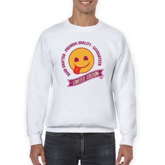 Limited Edition - Premium Retro Emoji Graphic Men's Sweatshirt