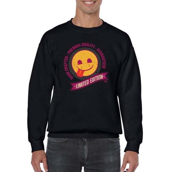 Limited Edition - Premium Retro Emoji Graphic Men's Sweatshirt