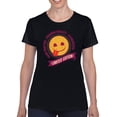 thumbnail image 1 of Limited Edition - Premium Retro Emoji Graphic Women's T-shirt, 1 of 4